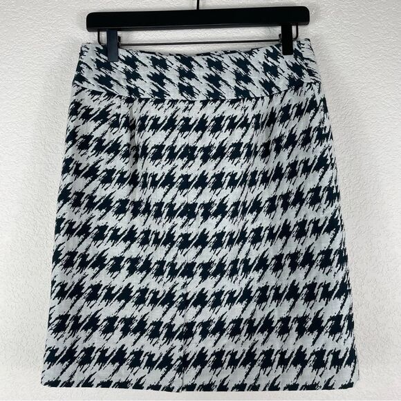 Ann Taylor Houndstooth Pencil Skirt NWT Size 4 - Picture 2 of 6
